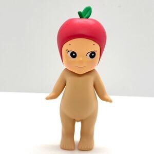 New Kewpie/Angel Mini Collectible Figure in Apple Fruit Costume, Open Box